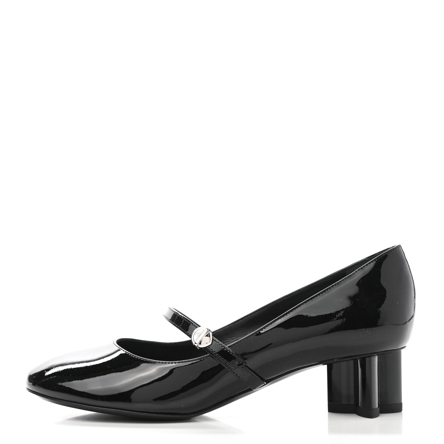 Louis Vuitton Patent Uniformes Silhouette 40mm Pumps 36.5 Black 1 of 8