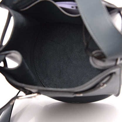 Celine Smooth Calfskin Long Strap Big Bucket Bag Slate 5 of 10