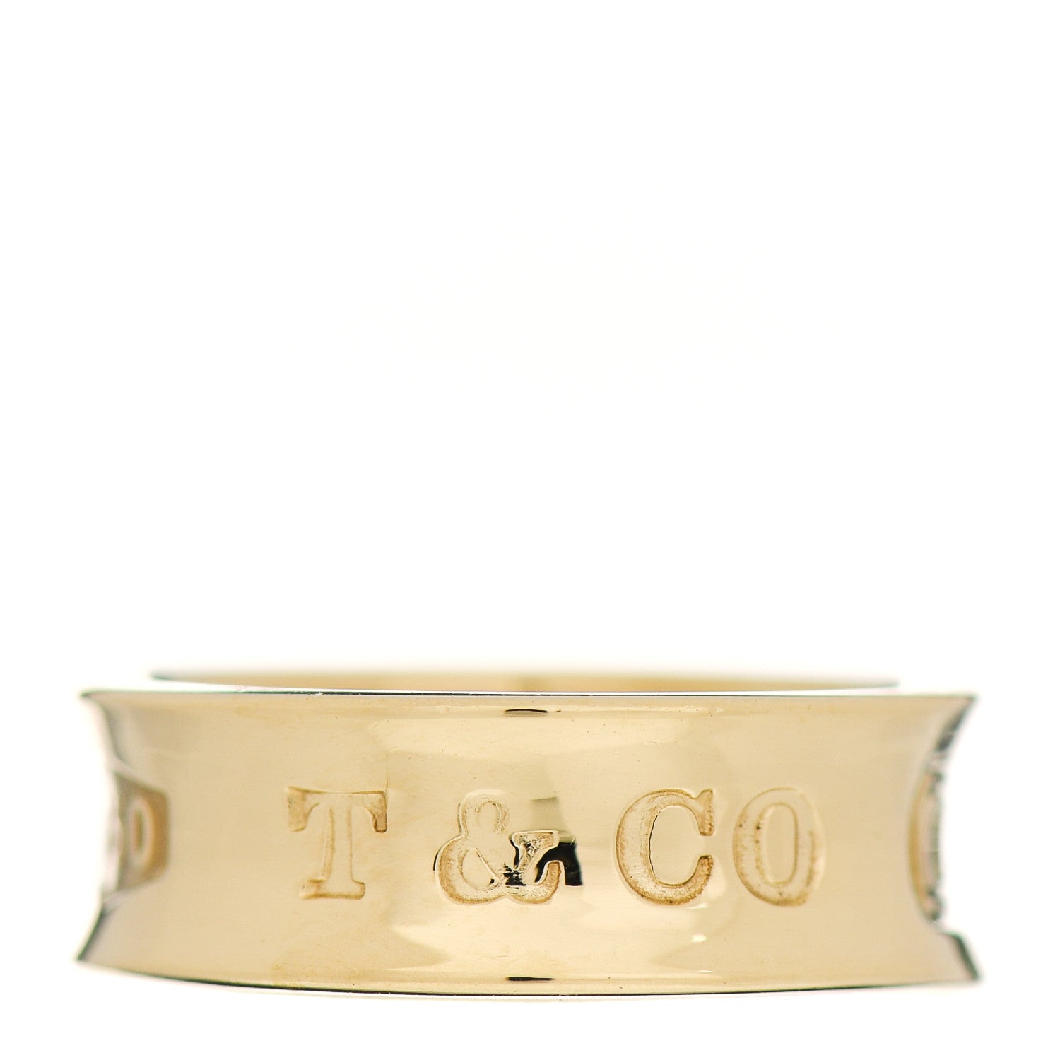 Tiffany 18K Yellow Gold 1837 Band Ring 47 4 1 of 5