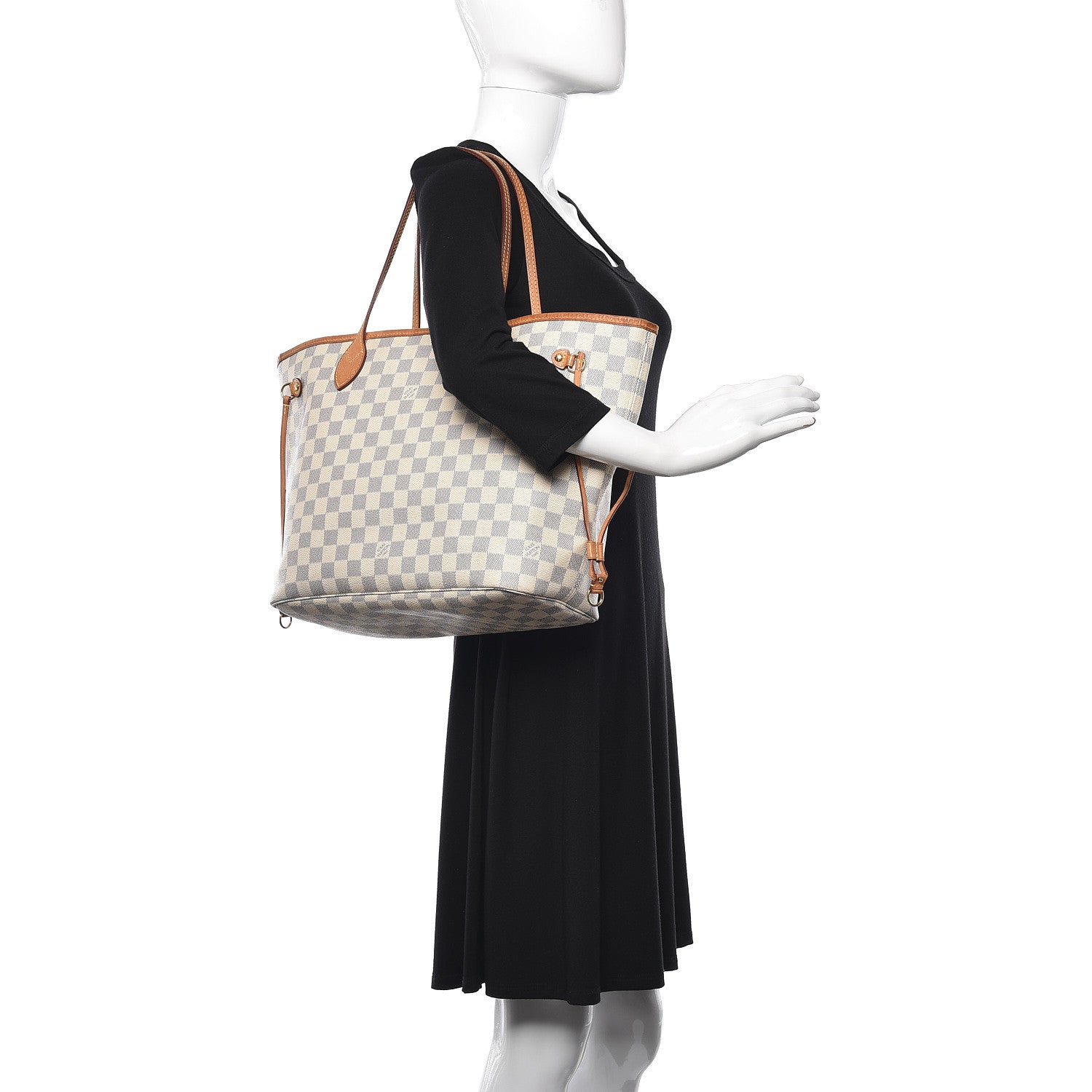 Louis Vuitton Damier Azur Neverfull MM 2 of 21