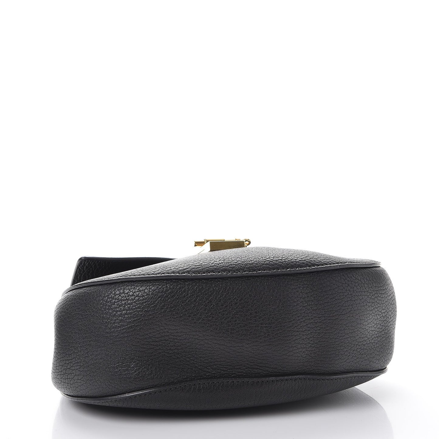 Grained Lambskin Drew Shoulder Bag Black