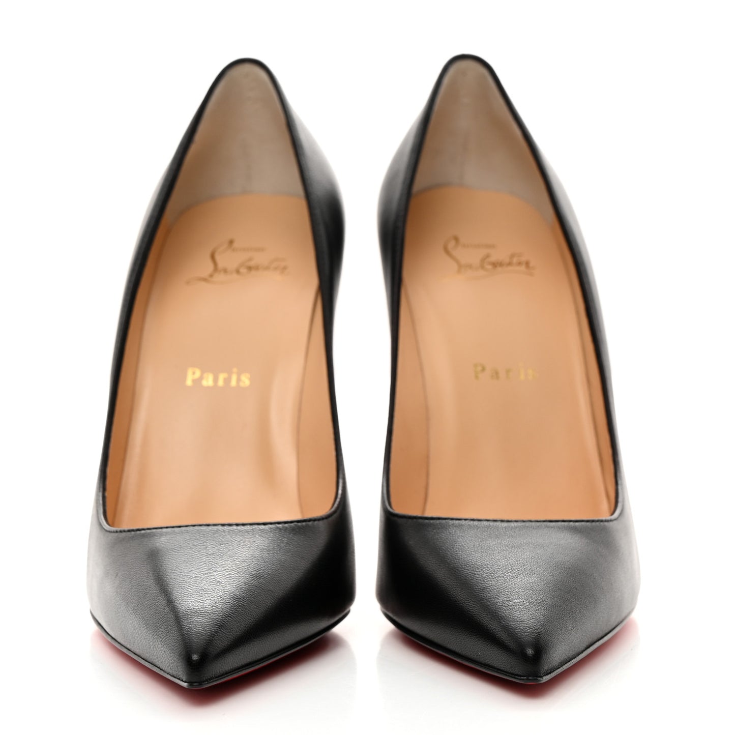 Shiny Nappa Kate 100 Pumps 38.5 Black
