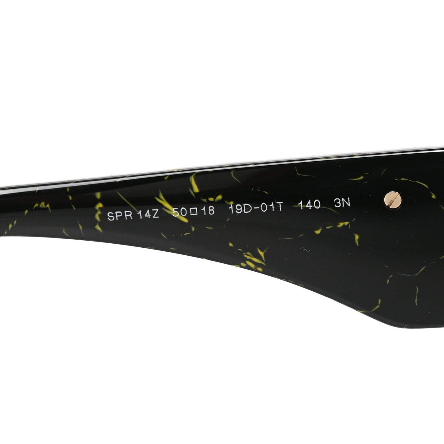 Acetate Symbole Sunglasses SPR 14Z Black Marble