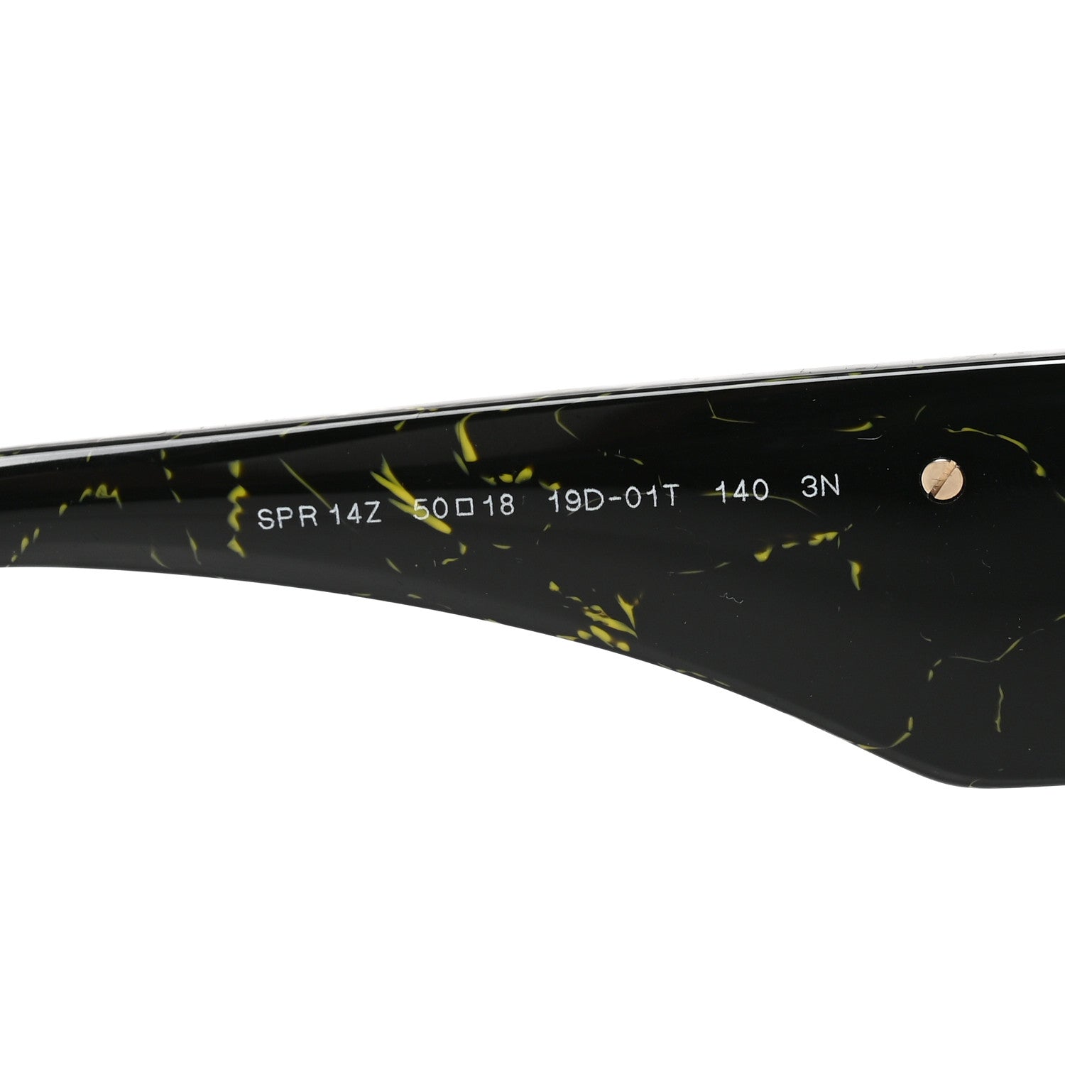 Prada Acetate Symbole Sunglasses SPR 14Z Black Marble 6 of 7