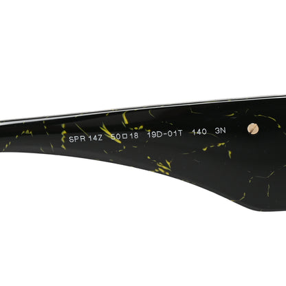 Prada Acetate Symbole Sunglasses SPR 14Z Black Marble 6 of 7