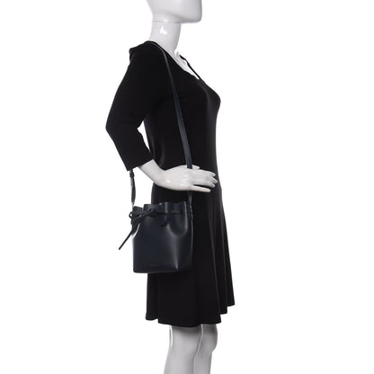 Mansur Gavriel Calfskin Mini Bucket Bag Blu 2 of 10
