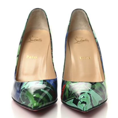 Christian Louboutin Patent Metrograf Pigalle Follies 100 Pumps 39 Multicolor 3 of 9