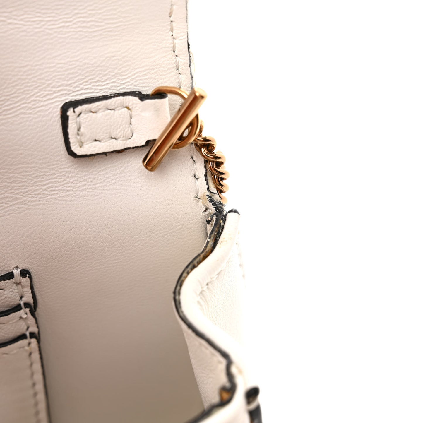 Nappa Quilted Virtus Evening Bag White