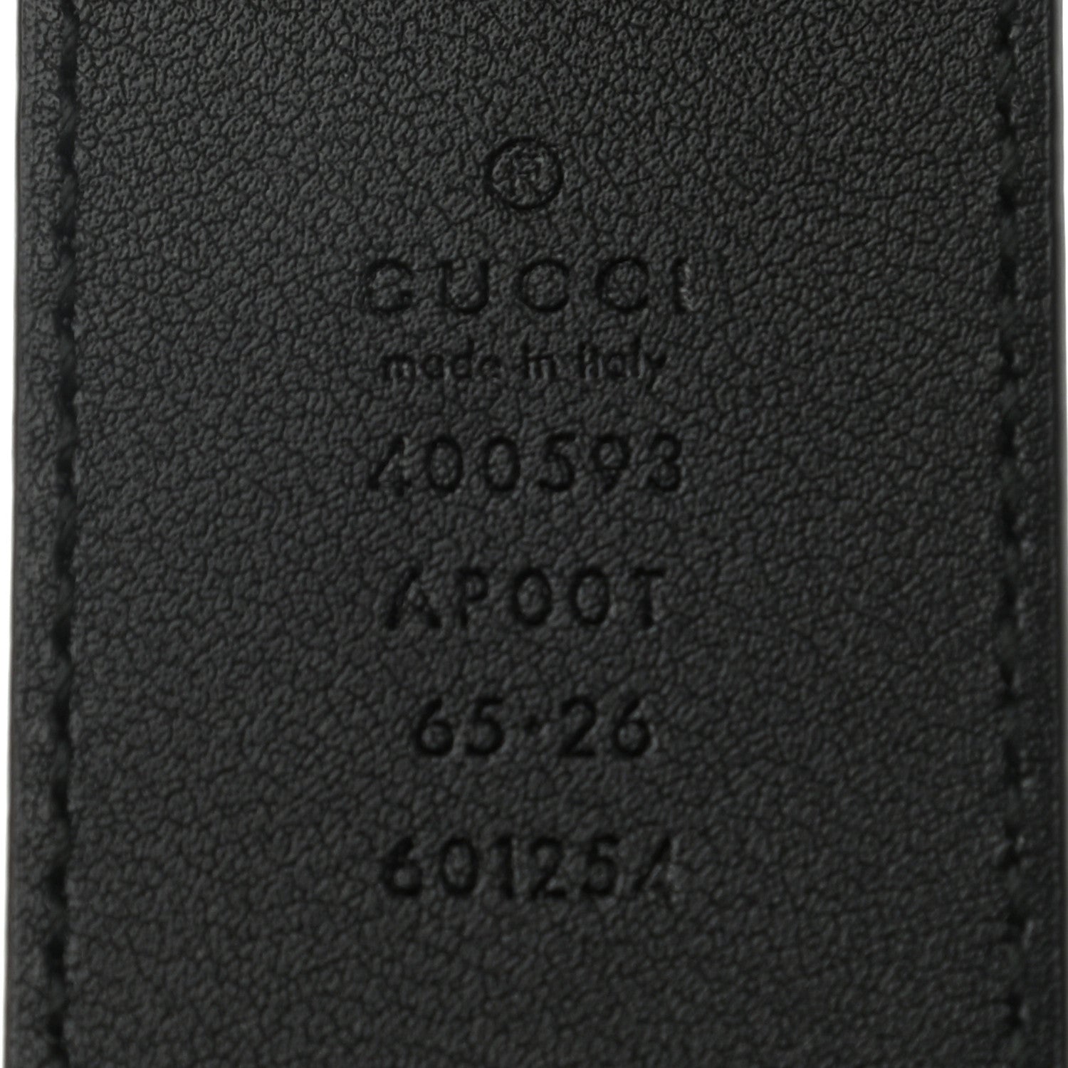 Gucci Calfskin Double G 40mm Belt 65 26 Black 4 of 6