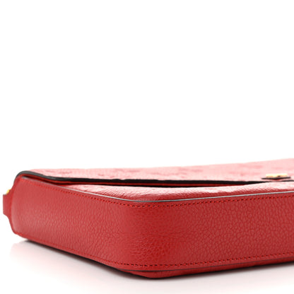 Louis Vuitton Empreinte Pochette Felicie Chain Wallet Scarlet 10 of 11
