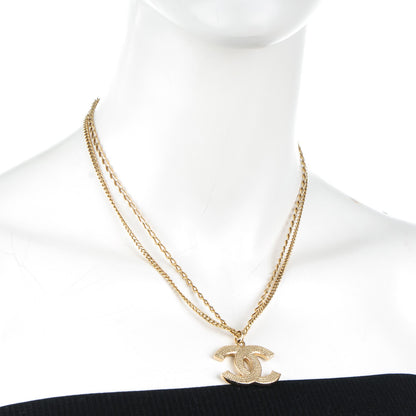 Chanel Double Chain CC Necklace Gold 2 of 5