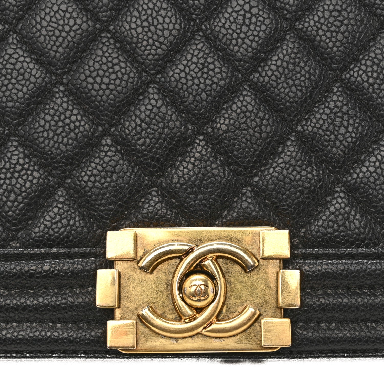 Chanel Caviar Quilted New Medium Boy Flap Black 13 of 13