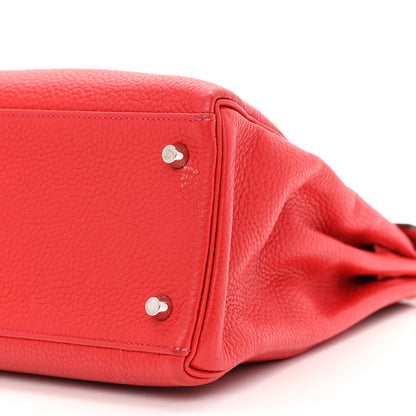 Hermes Taurillon Clemence Kelly Retourne 32 Rouge Casaque 10 of 13