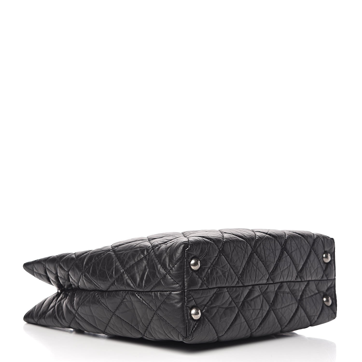Chanel Aged Calfskin Quilted Reissue 2.55 Tote Black 4 of 10