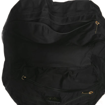 Chanel Nylon Medium Travel Tote Black 5 of 9