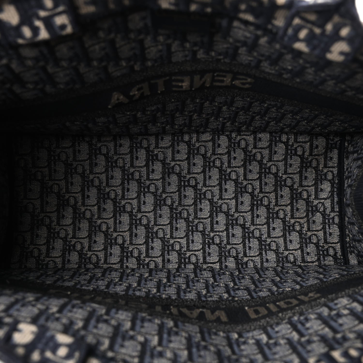 Christian Dior Oblique Book Tote Blue Multicolor 4 of 4