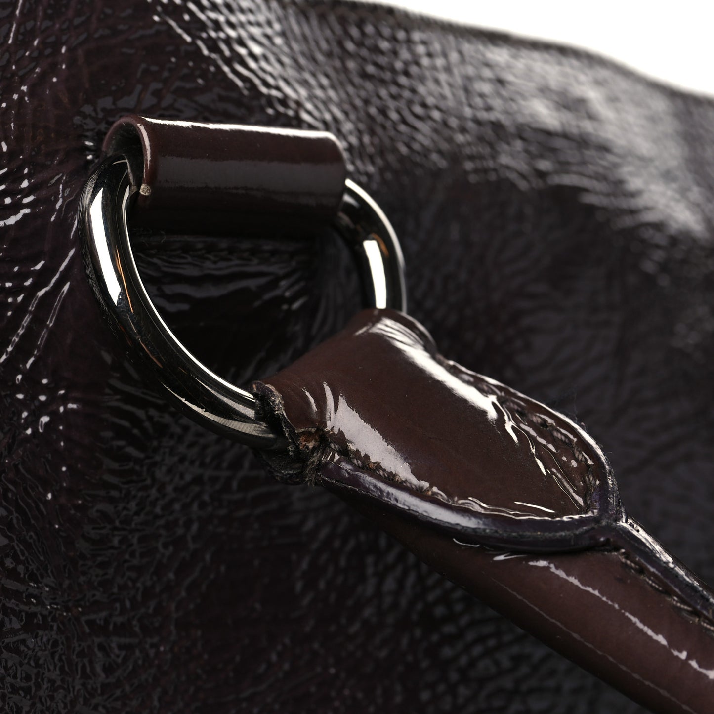 Vernice Sfumata Shopping Tote Lampone