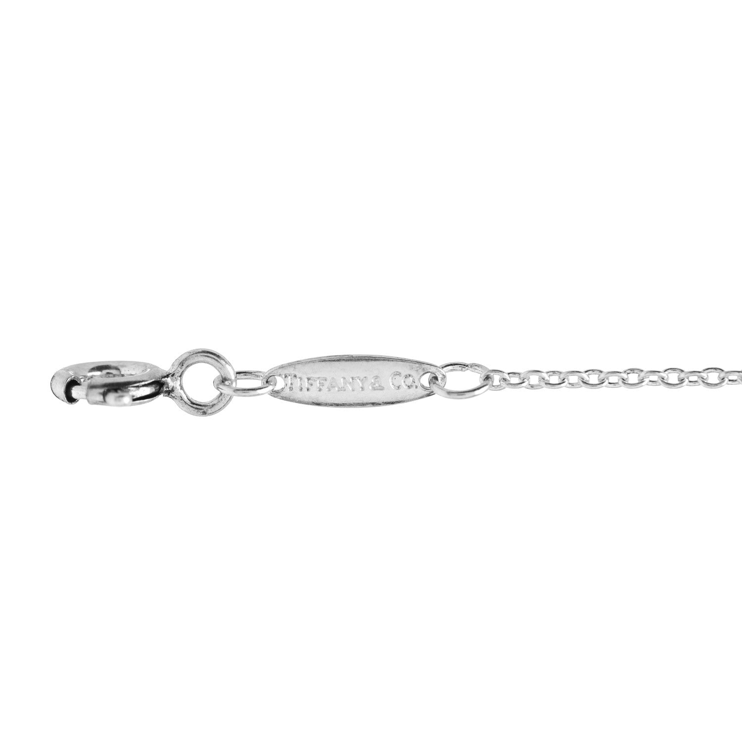 Tiffany Sterling Silver Aquamarine Elsa Peretti Color By The Yard Bracelet 3 of 3