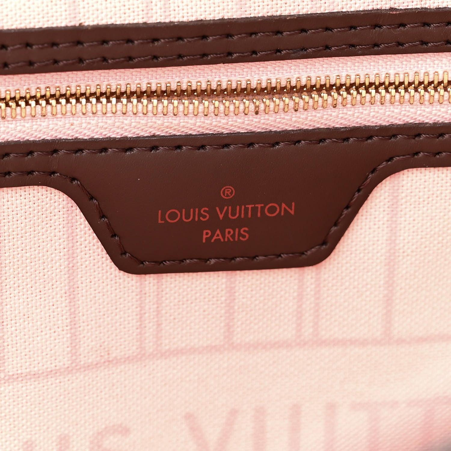 Louis Vuitton Damier Ebene Neo Neverfull MM Rose Ballerine 6 of 14