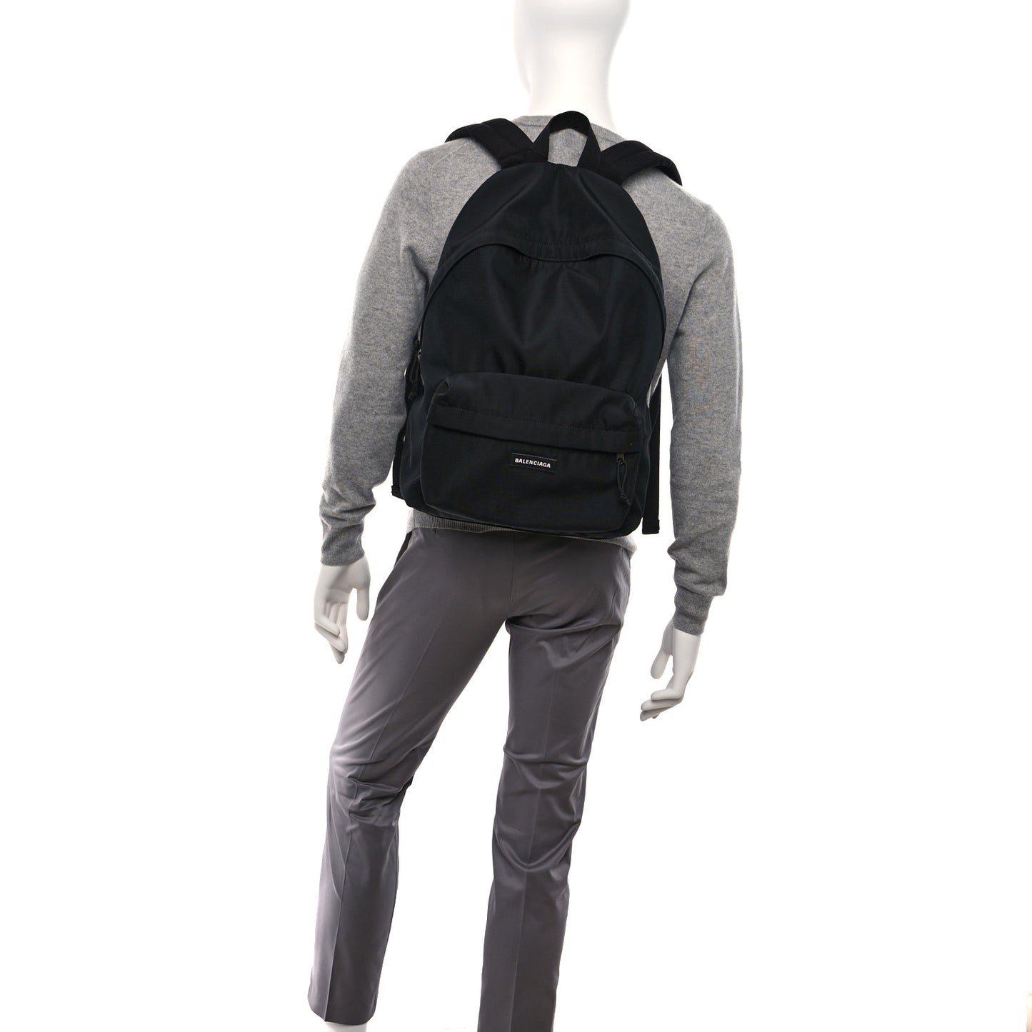 Nylon Explorer Backpack Black