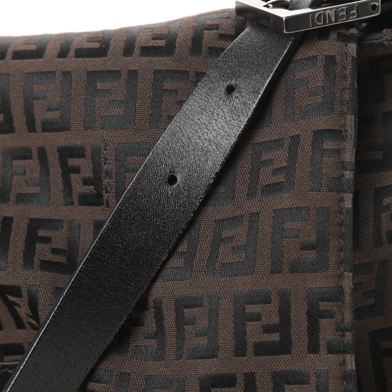 Fendi Zucchino Mama Baguette Brown 11 of 13