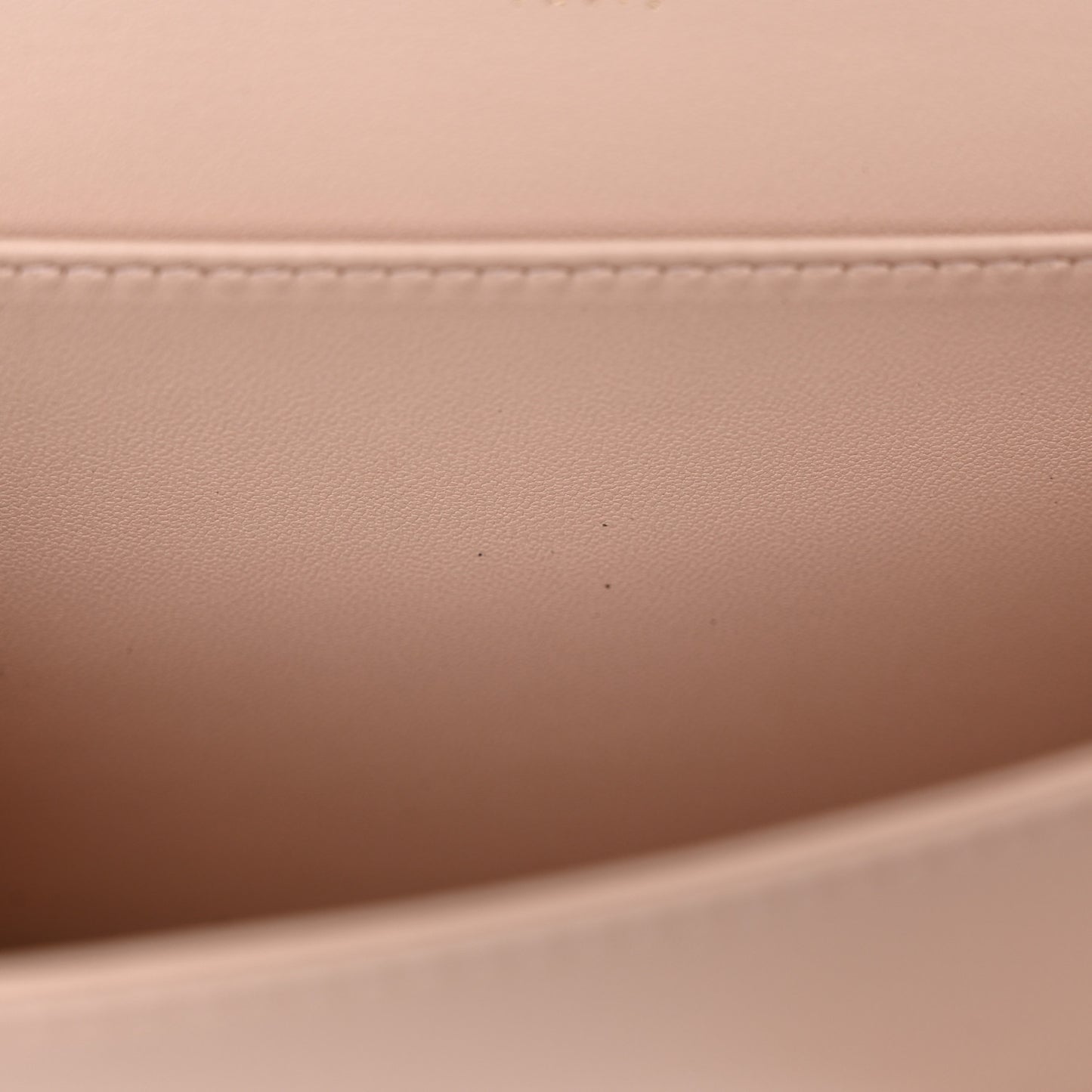 Lambskin Cannage Lady Dior Pouch Beige