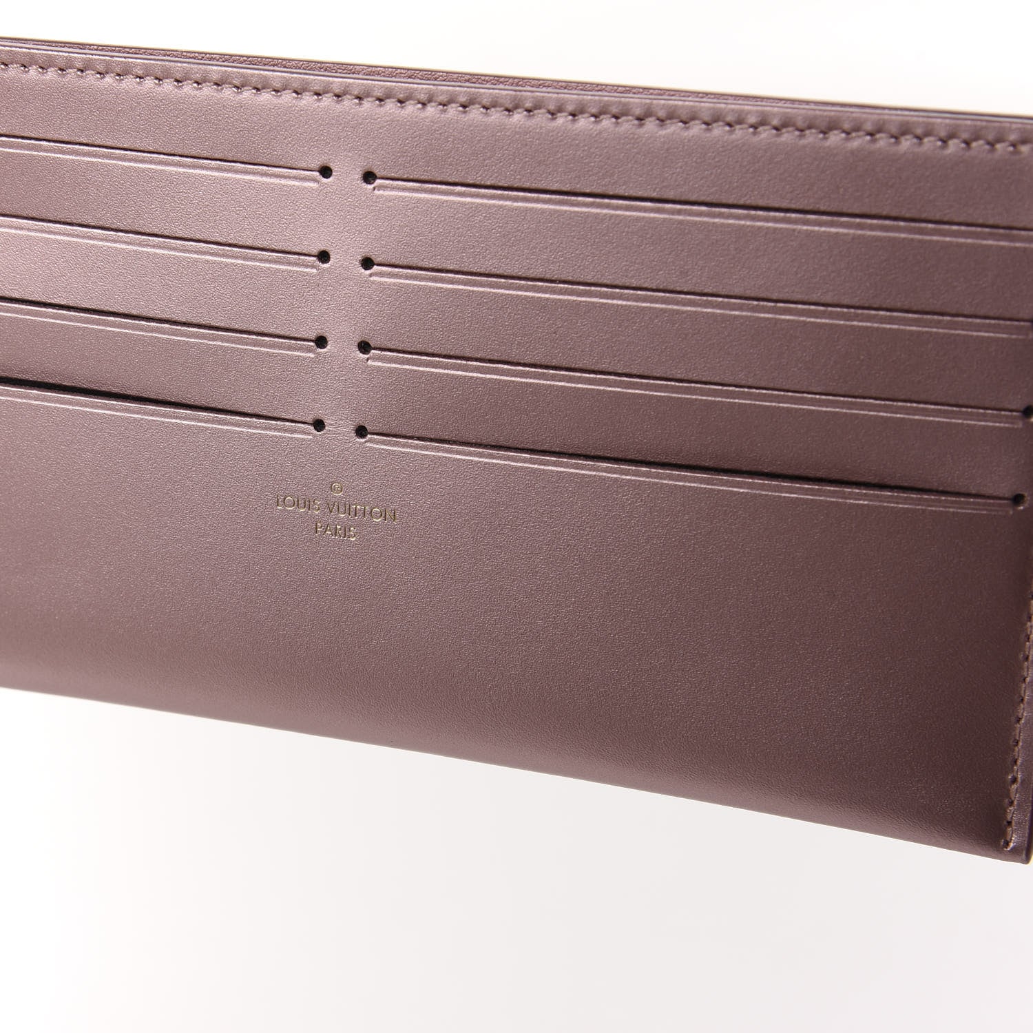 Louis Vuitton Metallic Felicie Card Holder Insert Pale Pink 6 of 6