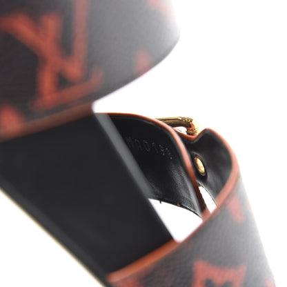 Louis Vuitton Catogram Bom Dia Flat Mule 41 Black Marron 10 of 10