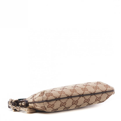 Gucci Monogram Jolicoeur Wristlet Dark Brown 3 of 8