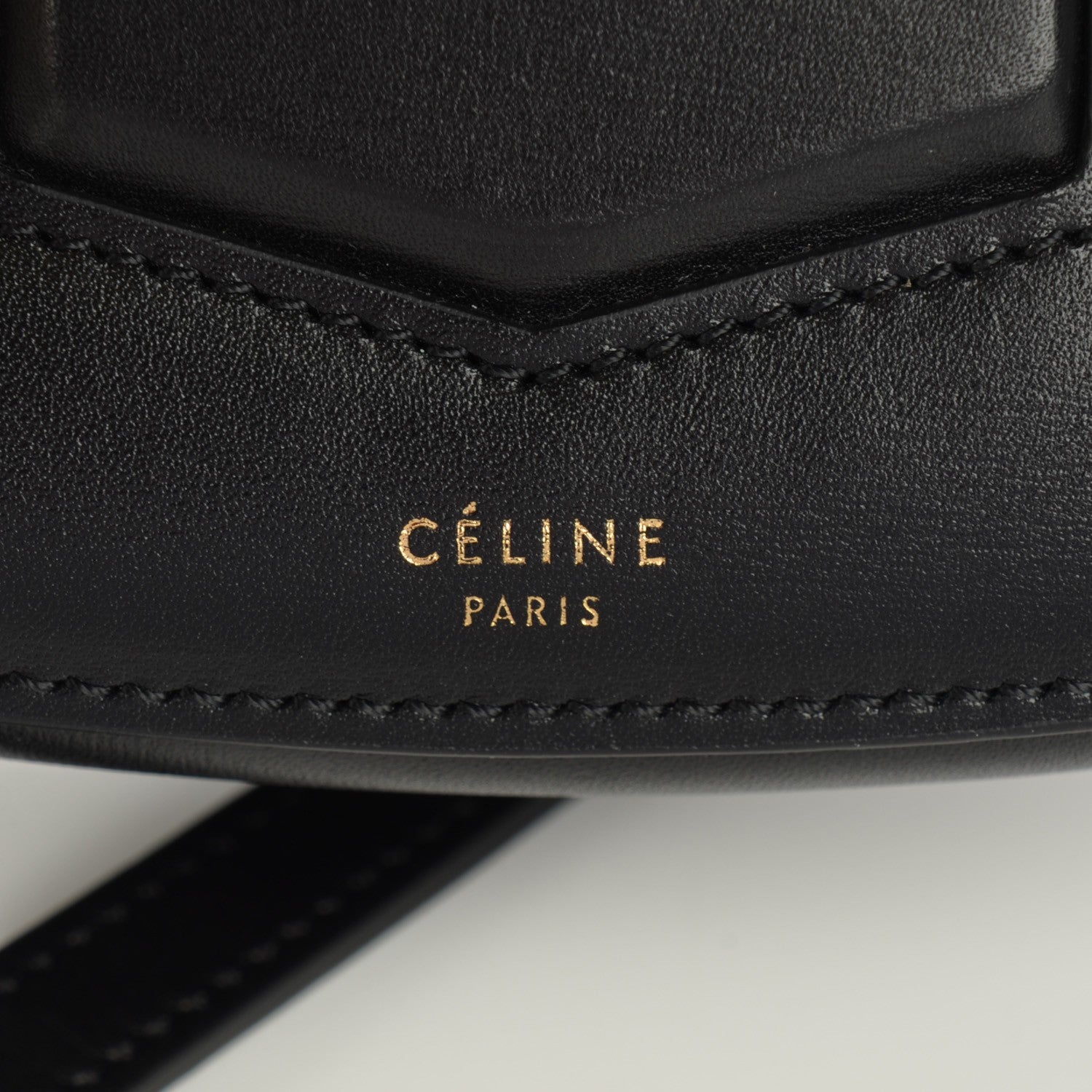 Celine Palmelato Calfskin Small Trotteur Black 6 of 8