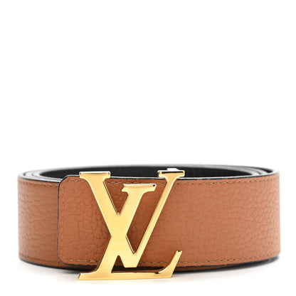 Louis Vuitton Taurillon Calfskin 30mm LV Initiales Reversible Belt 90 36 Black 1 of 6
