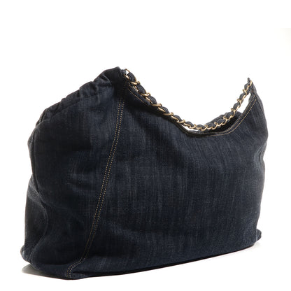 Chanel Denim XL Coco Cabas Tote Blue 3 of 10