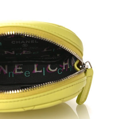 Chanel Lambskin Quilted Zip Around Classic Coin Purse Vert 5 of 11