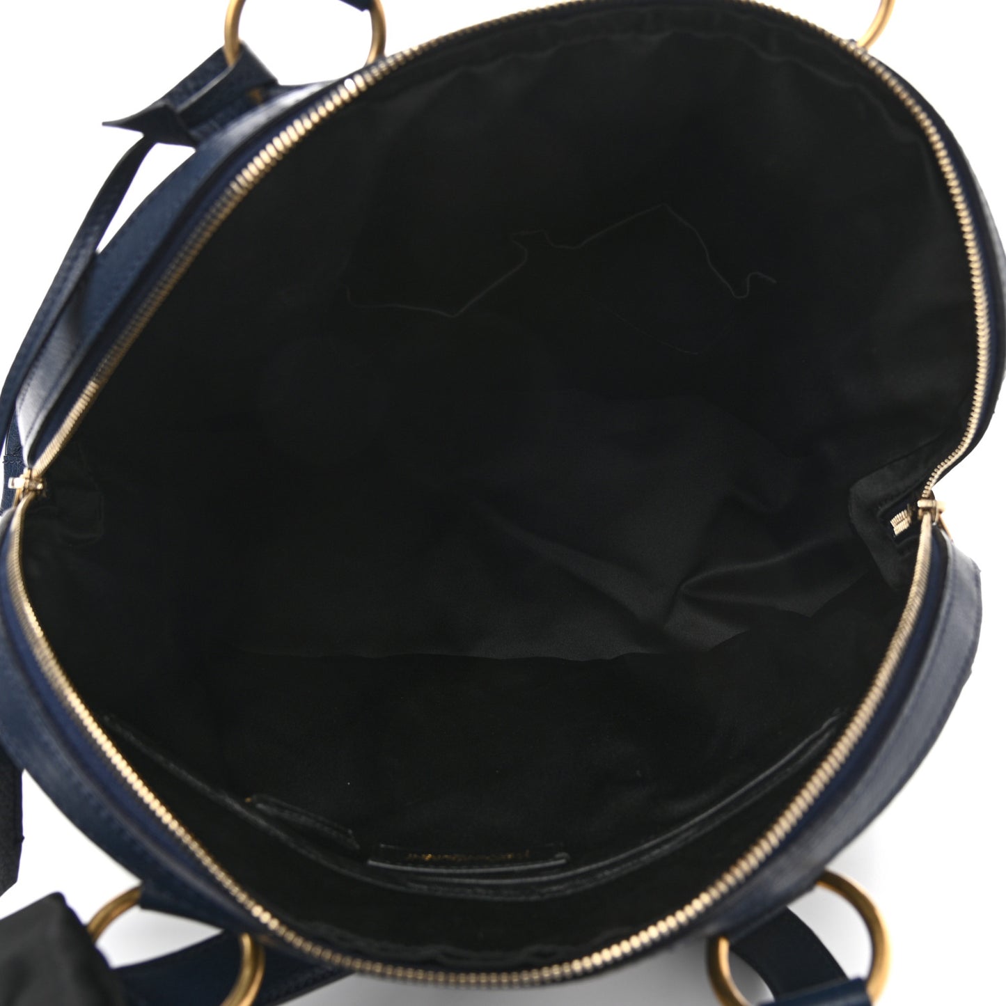 Calfskin Oversized Muse Dark Blue