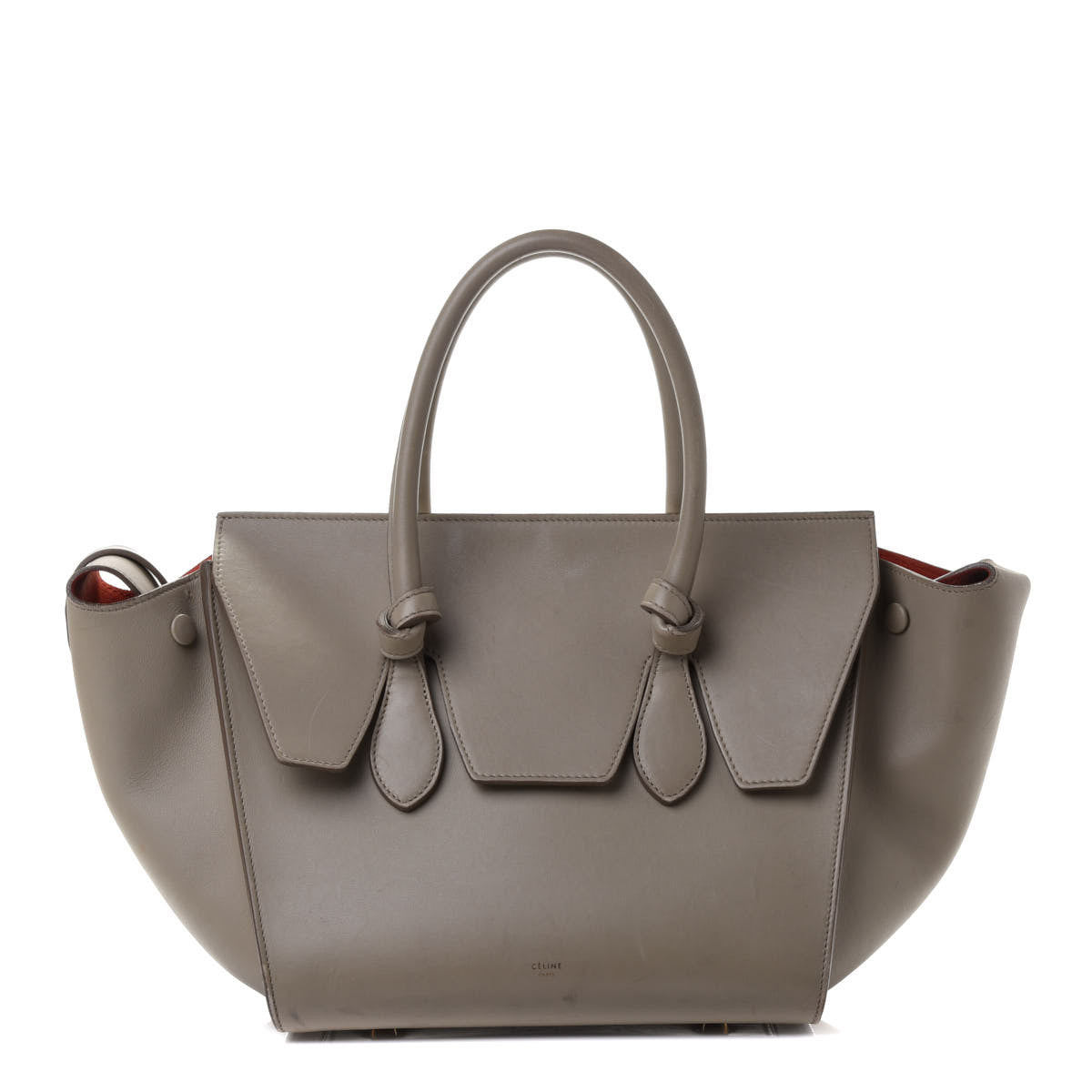 Celine Smooth Calfskin Mini Tie Knot Tote Light Taupe 1 of 4