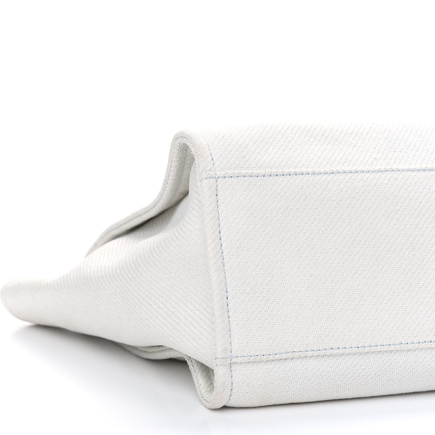 Chanel Canvas Medium Deauville Tote White 7 of 8