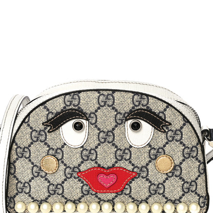 Gucci GG Supreme Monogram Childrens Octopus Messenger Bag White 9 of 14