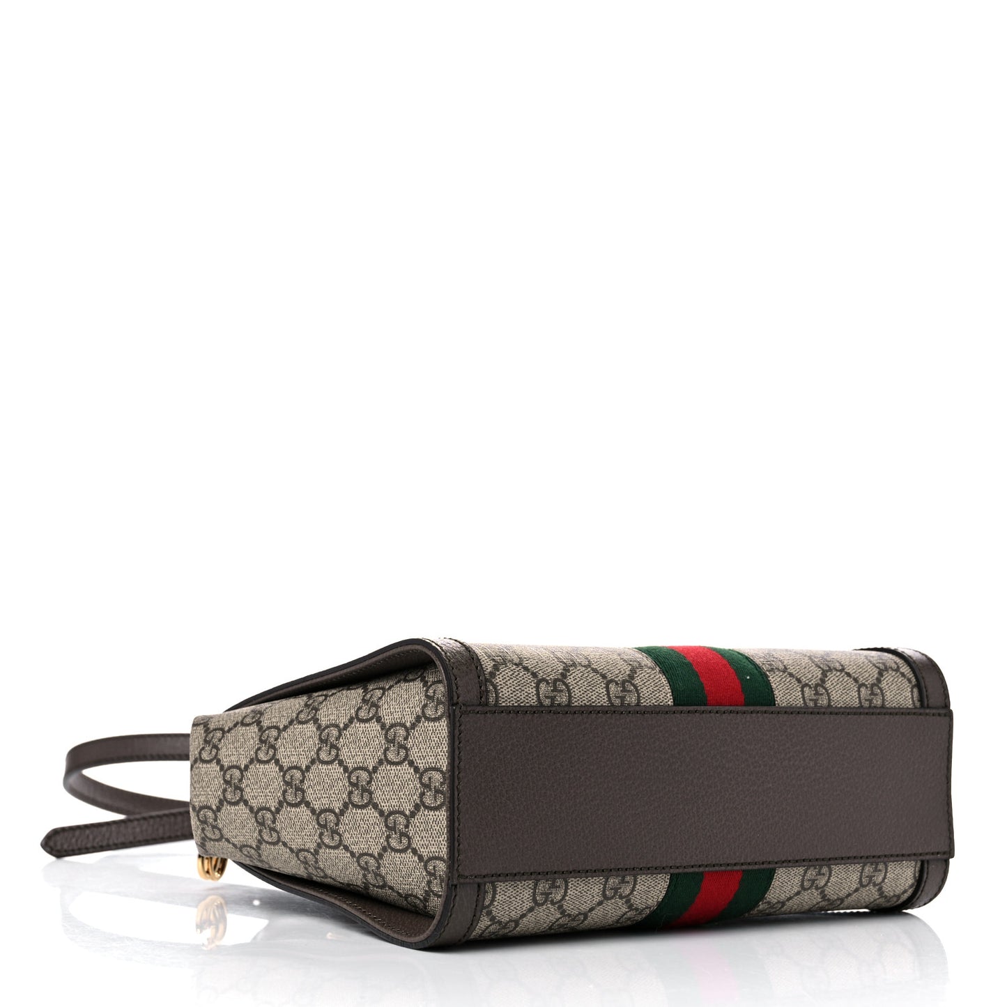 GG Supreme Monogram Small Ophidia Tote Bag Brown