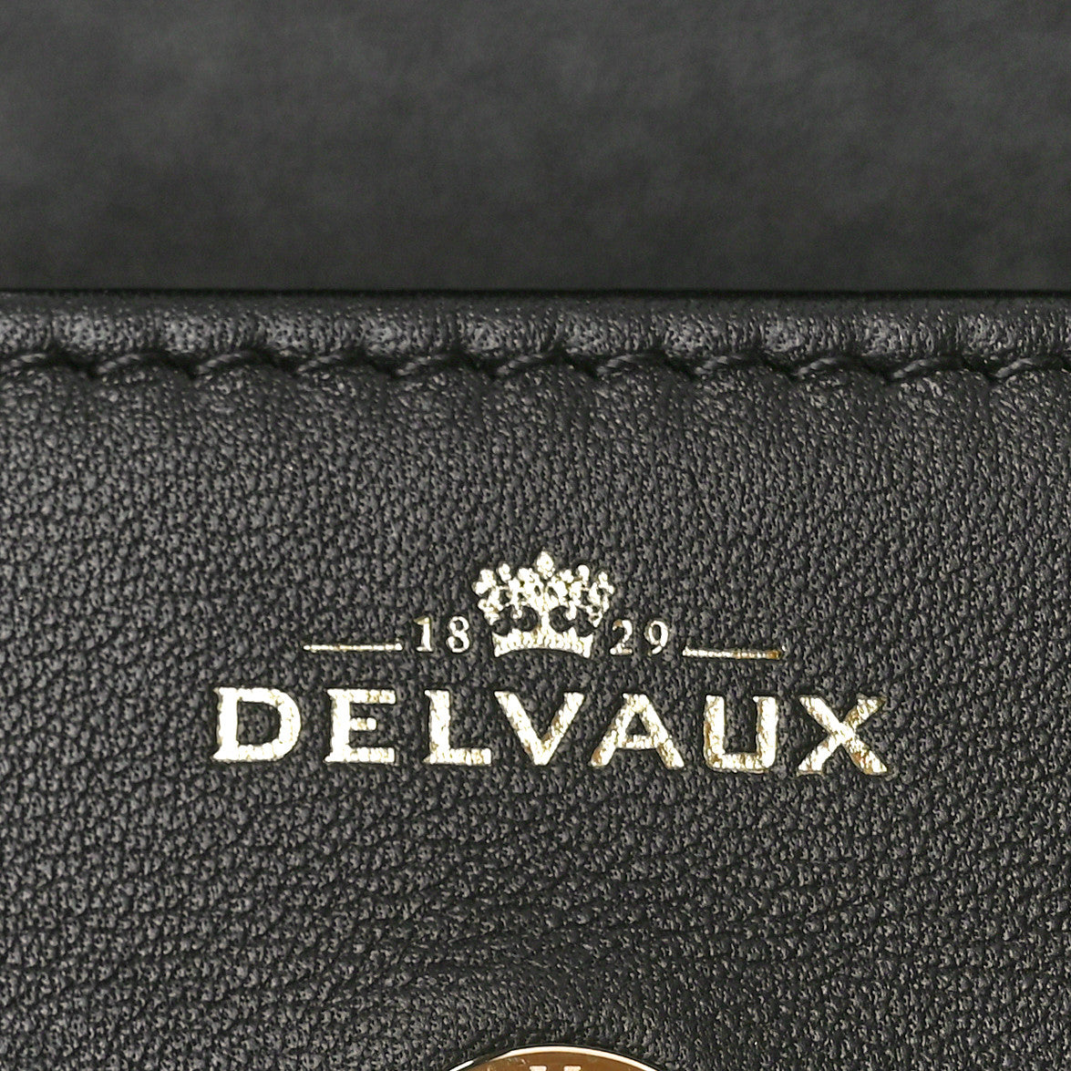 Smooth Calfskin Micro Tempete Satchel Black