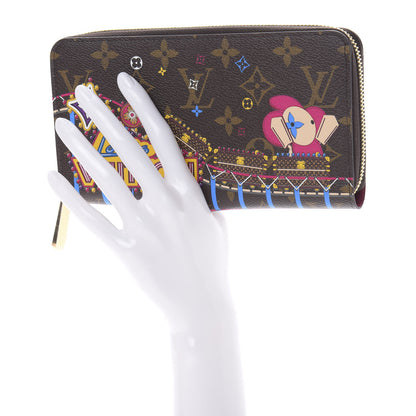 Louis Vuitton Monogram 2020 Christmas Animation Zippy Wallet Pivoine 2 of 8
