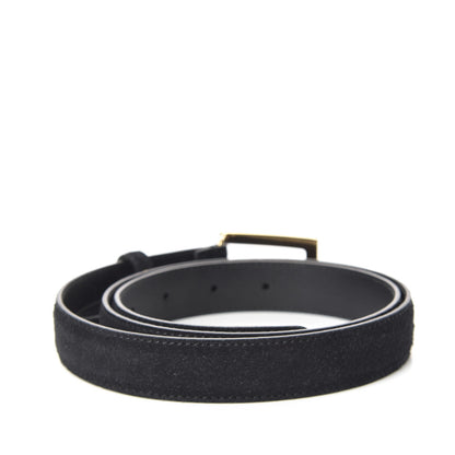Gucci Suede Icaro G Cube 25mm Belt 85 34 Black 2 of 5