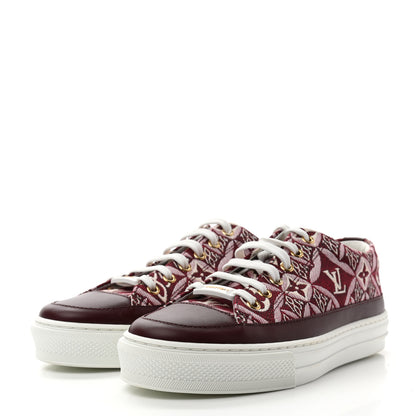 Louis Vuitton Jacquard Since 1854 Stellar Sneakers 37 Bordeaux 3 of 9
