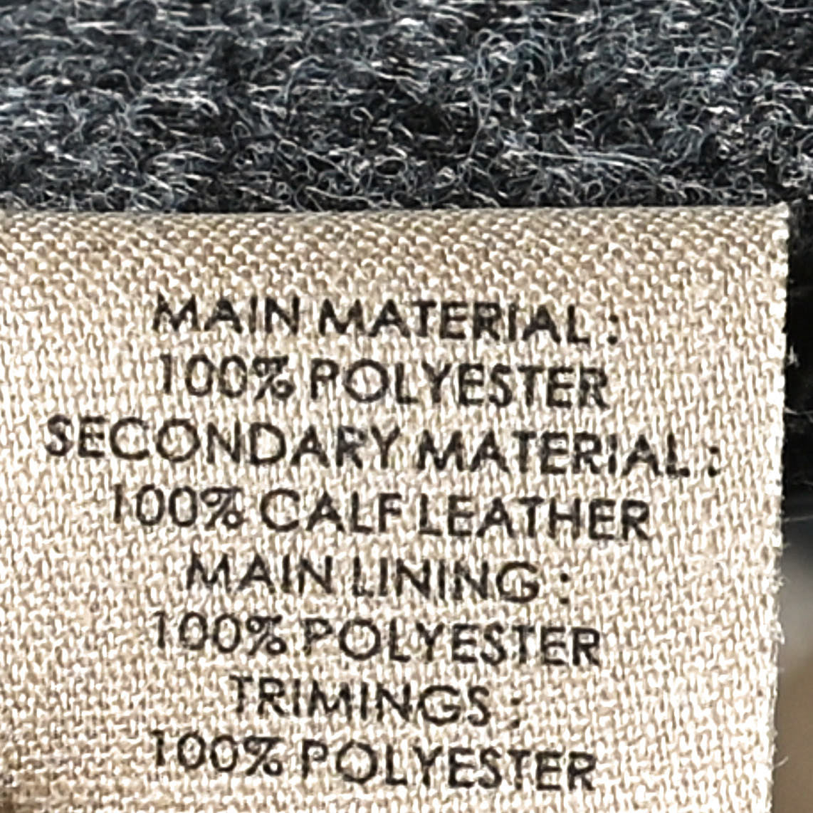 Felt Large Woody Ribbon Tote Cashmere Grey
