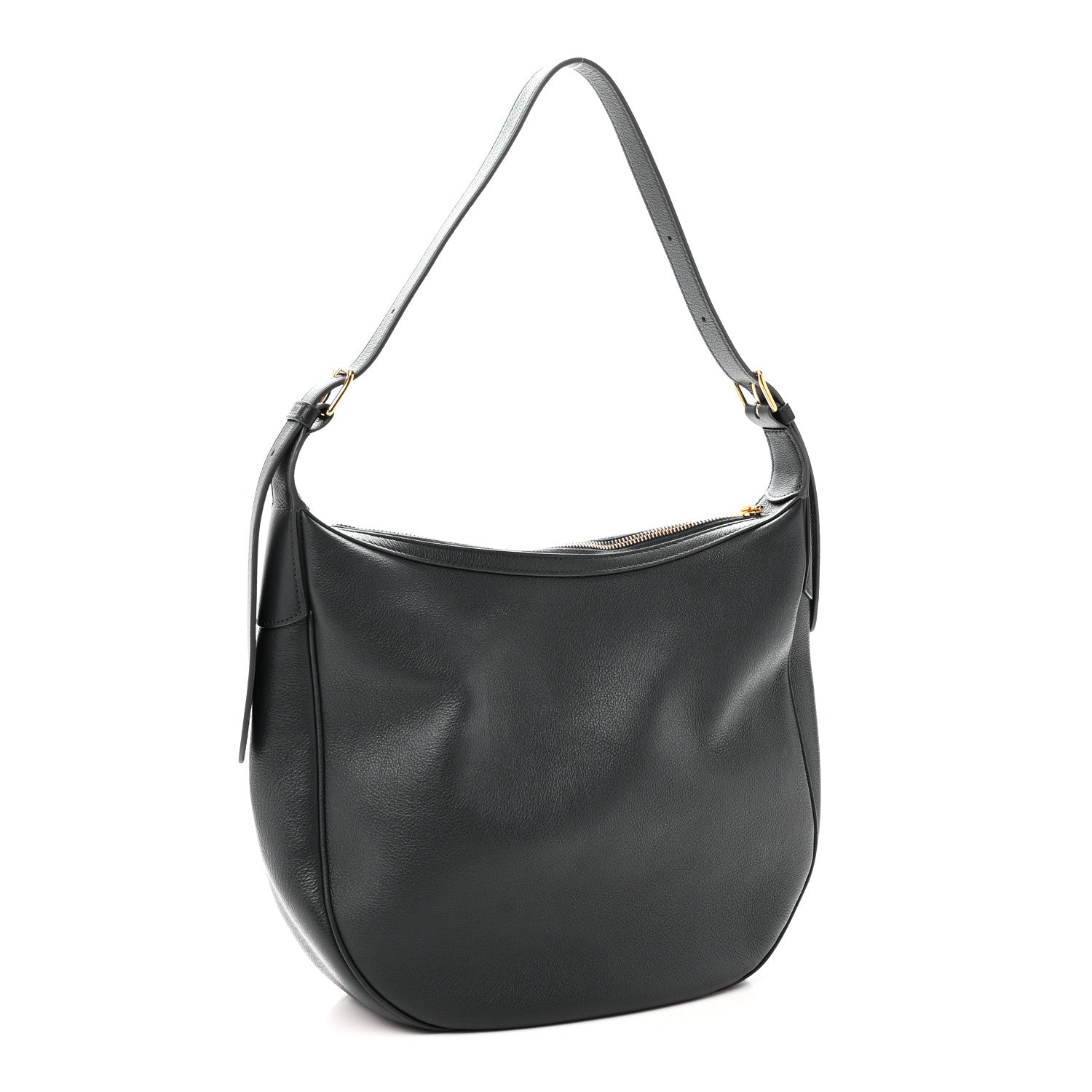 Celine Calfskin Triomphe Heloise Shoulder Bag Slate Grey 3 of 11