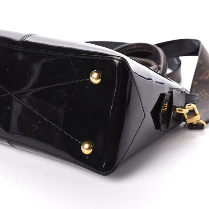 Louis Vuitton Patent Calfskin Miroir Tote Black 9 of 11