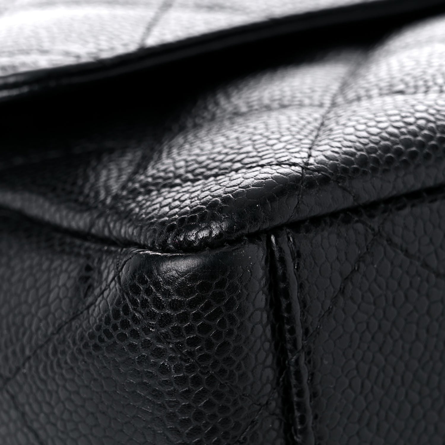 Chanel Caviar Quilted Maxi Double Flap Black 7 of 14
