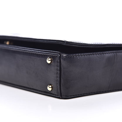 Chanel Lambskin Quilted CC Chocolate Bar Flap Black 11 of 14