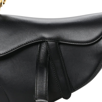 Christian Dior Calfskin Mini Saddle Bag Black 8 of 11