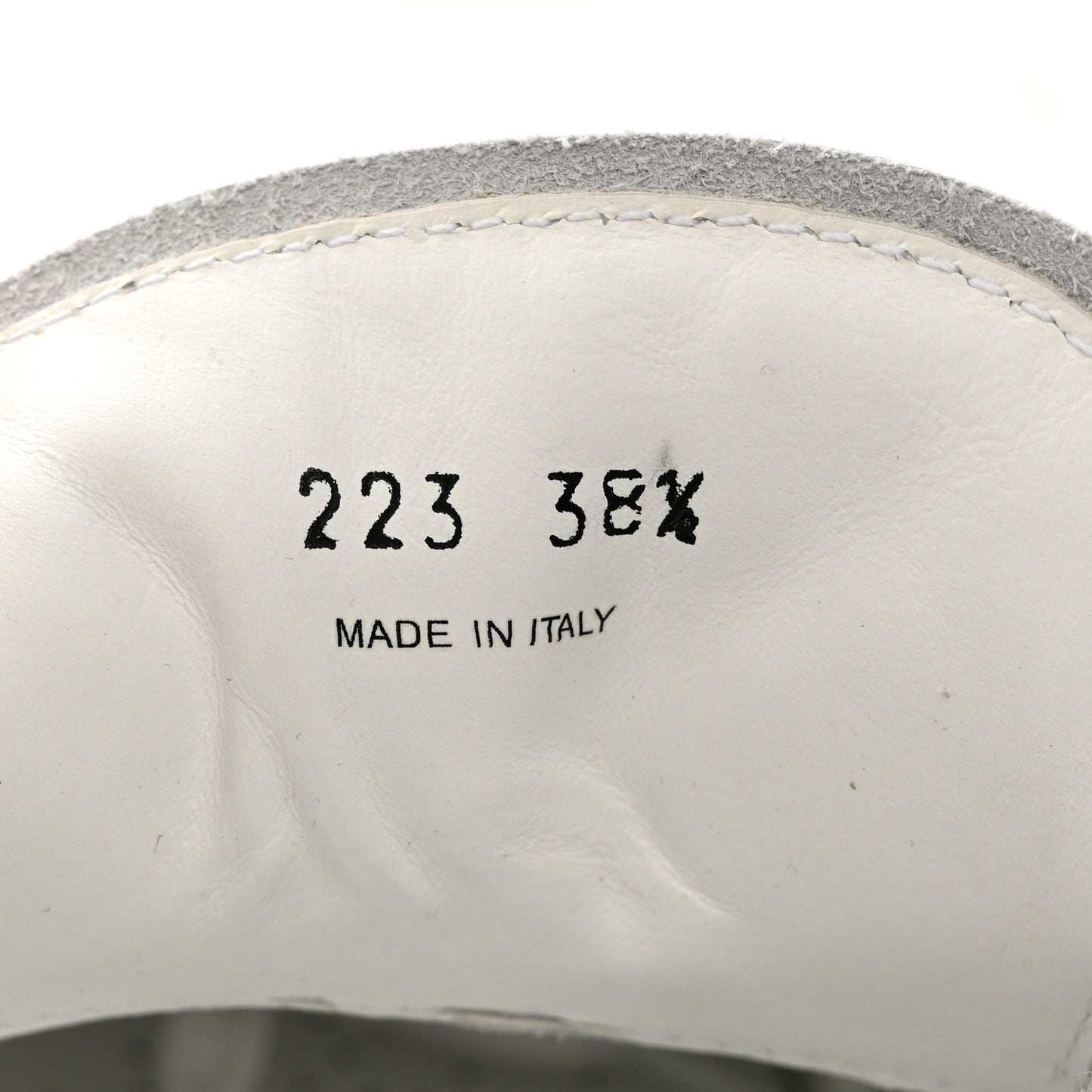 Vitello Soft Logo 45mm Platform Sneakers 38.5 White Pink