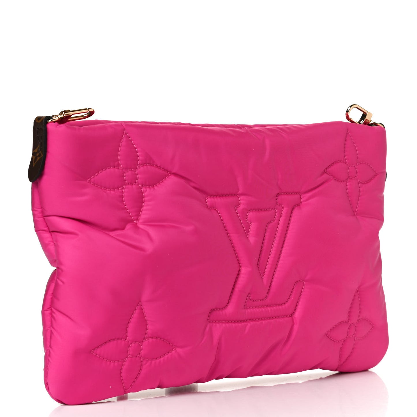 Econyl Monogram Pillow Maxi Multi Pochette Accessories Mini Pochette Fuchsia